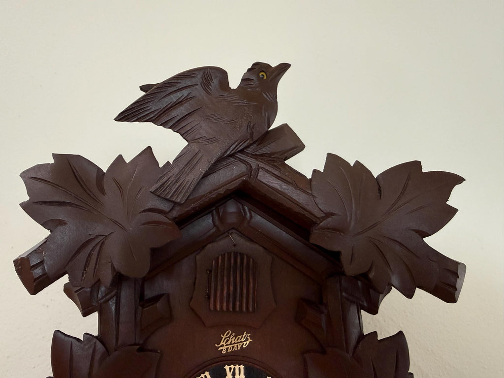Restored Schatz German Cuckoo Clock – 8-Day