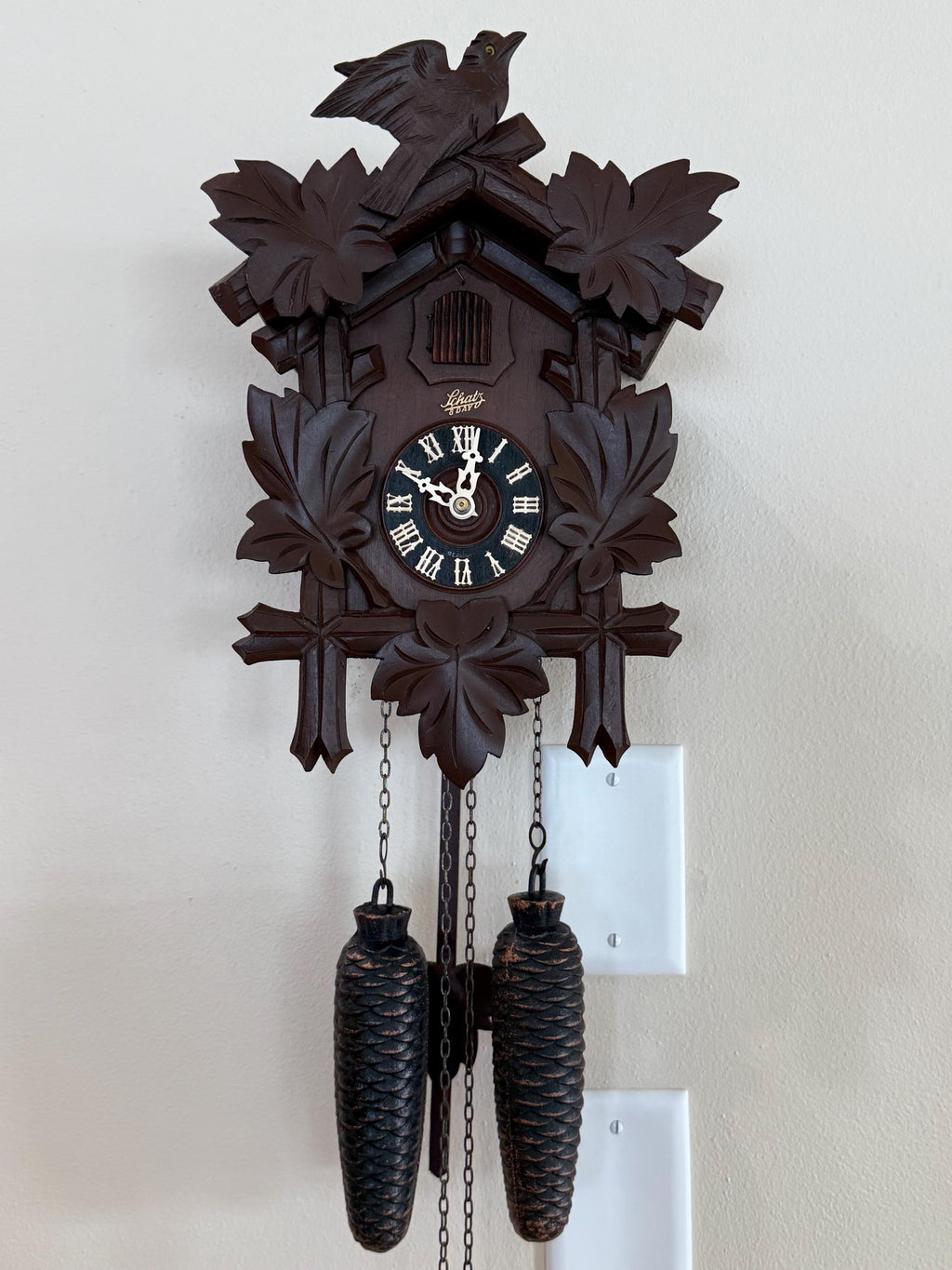 Restored Schatz German Cuckoo Clock – 8-Day