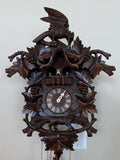 Restored German Fox & Raven Musical Cuckoo Clock – 8-Day
