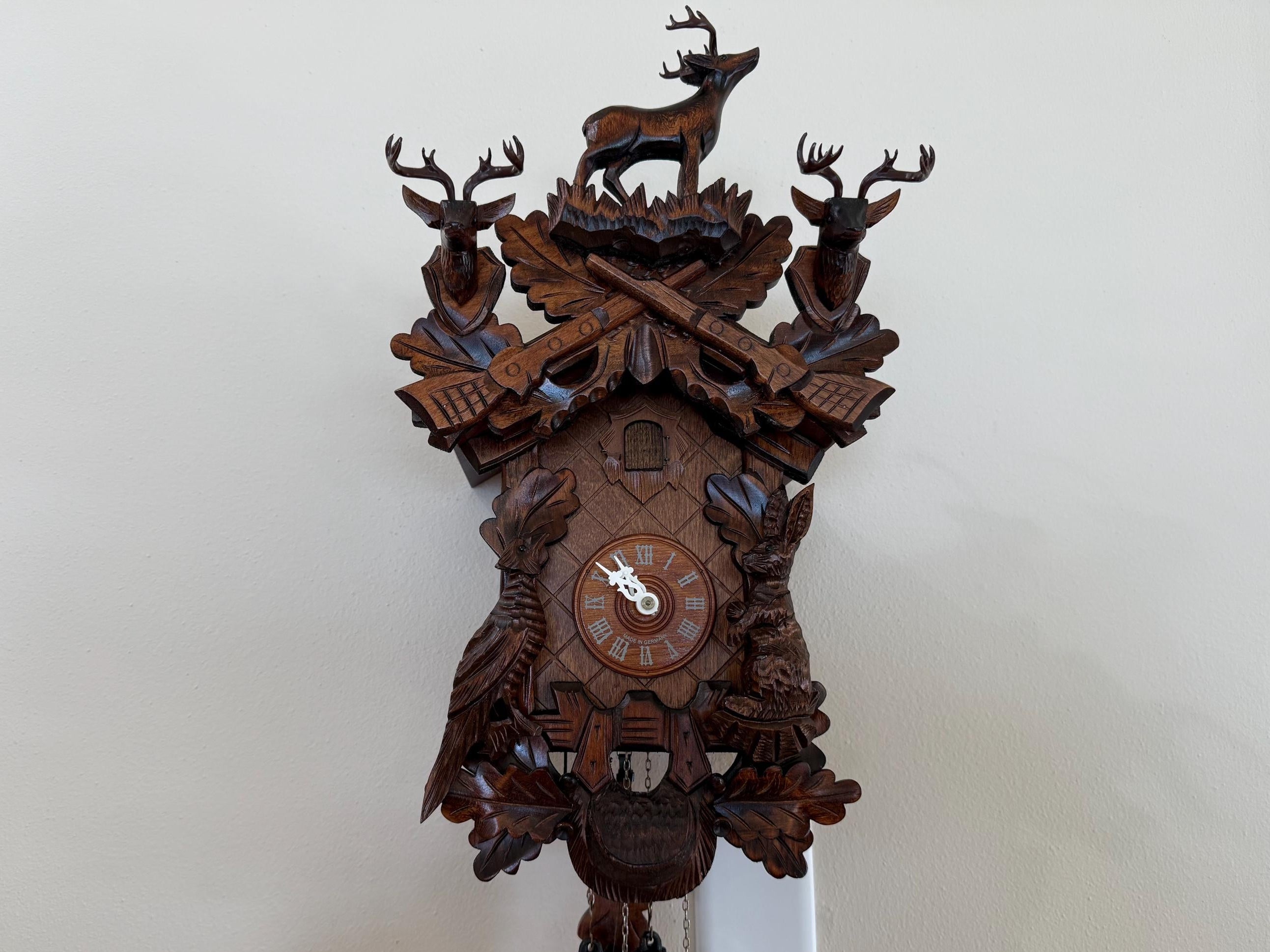 Restored “Before the Hunt” Cuckoo Clock