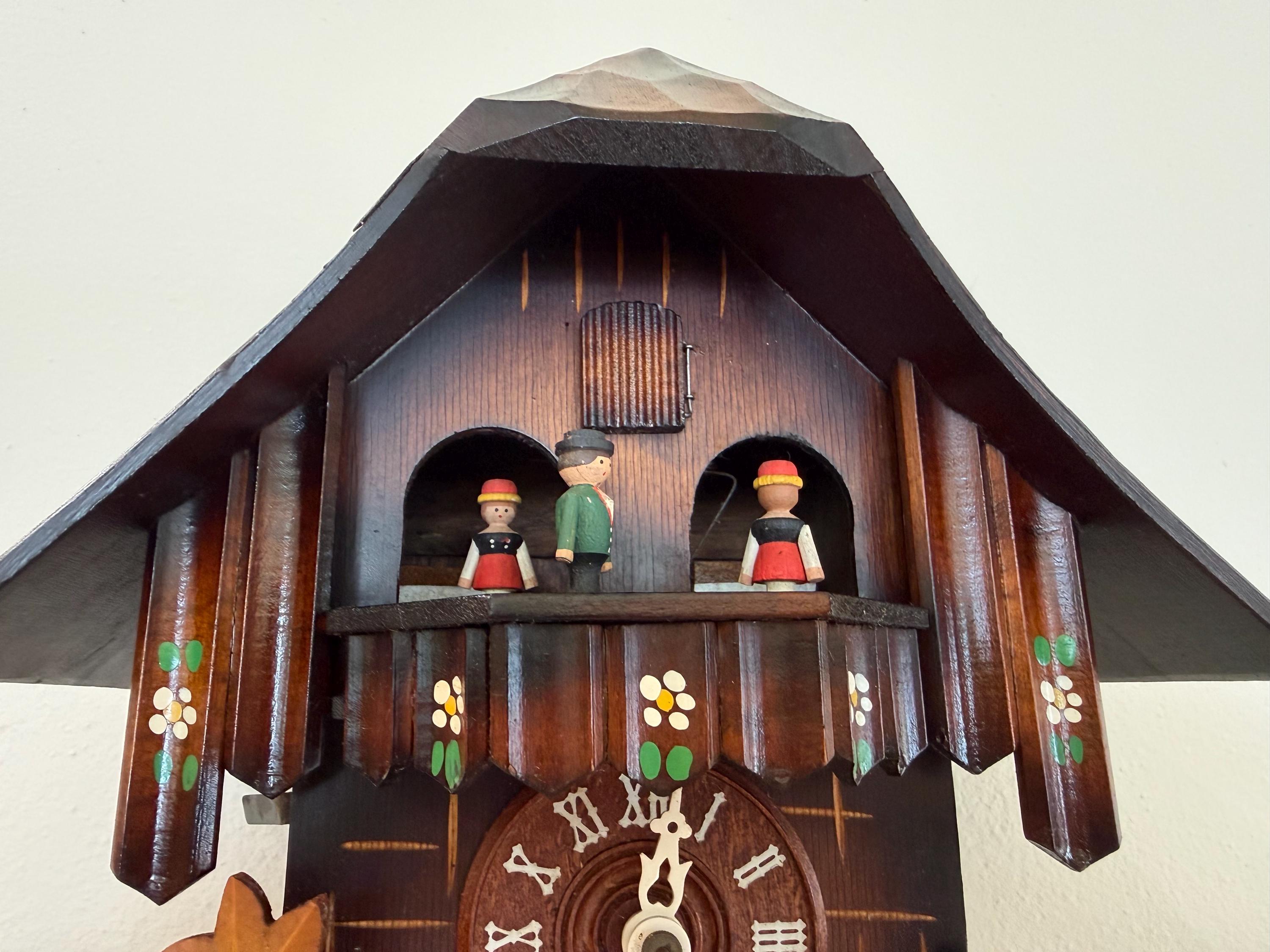 Restored Helmut Kammerer Musical Chalet Cuckoo Clock – 1-Day