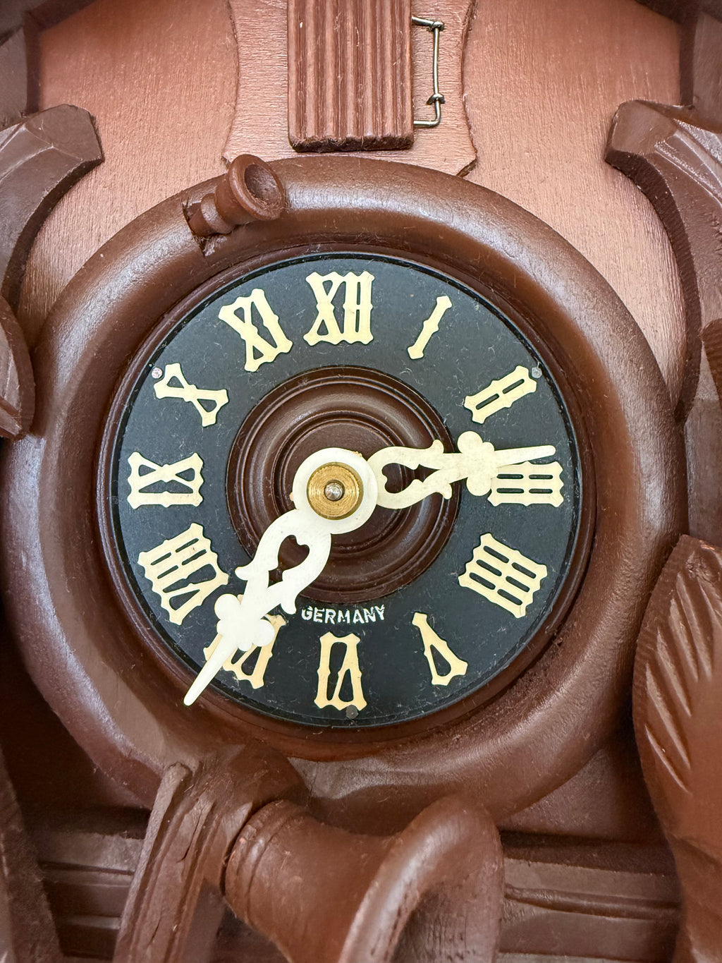 Restored Vintage German 8-Day After the Hunt Cuckoo Clock – Stag & Game