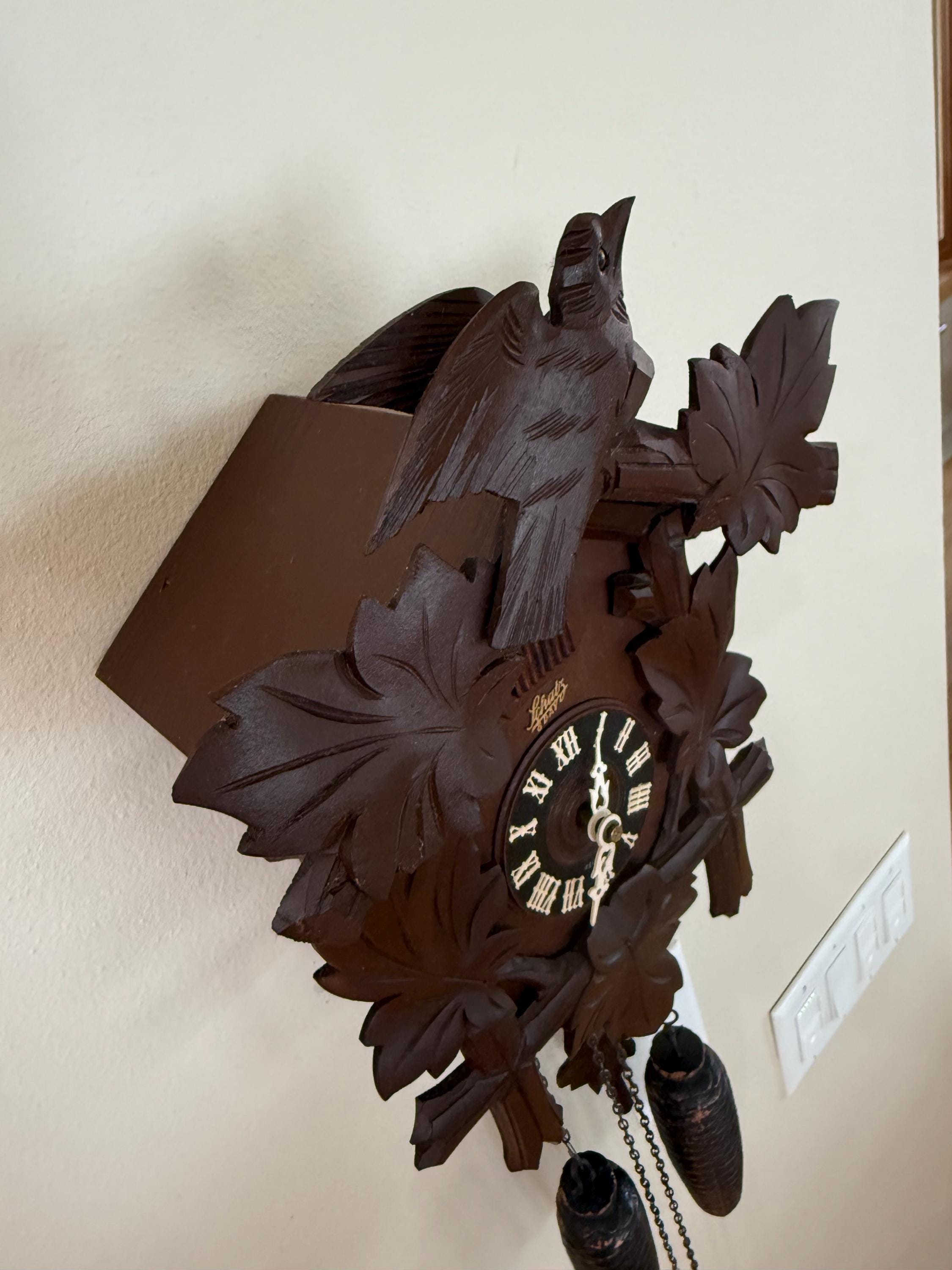Restored Schatz German Cuckoo Clock – 8-Day