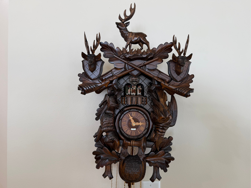 Restored “After the Hunt” 8-Day Musical Cuckoo Clock