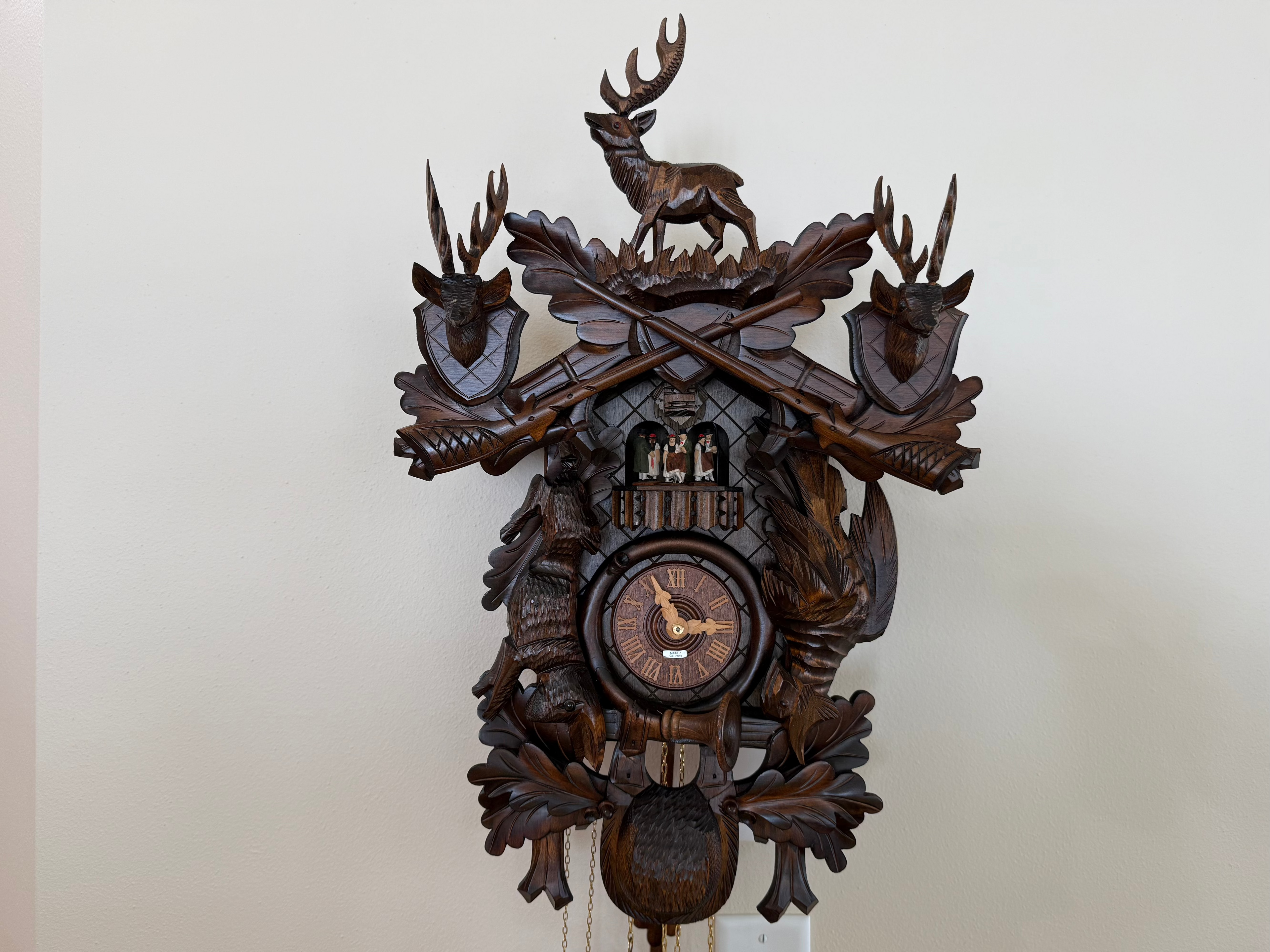 Restored “After the Hunt” 8-Day Musical Cuckoo Clock