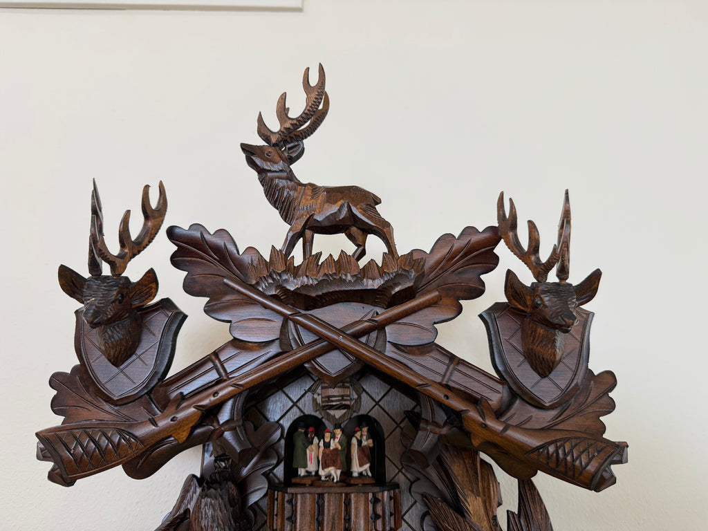 Restored “After the Hunt” 8-Day Musical Cuckoo Clock