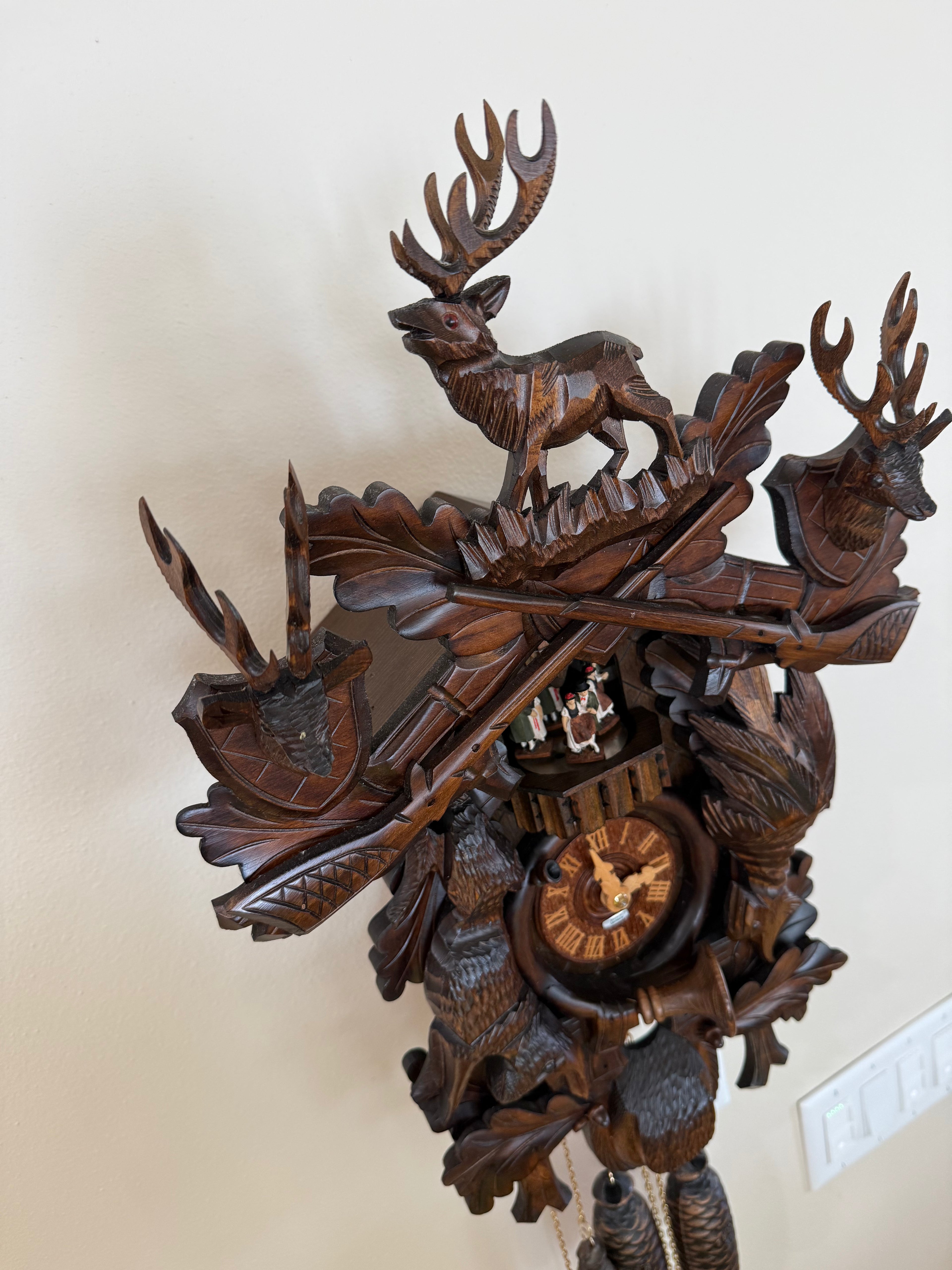 Restored “After the Hunt” 8-Day Musical Cuckoo Clock