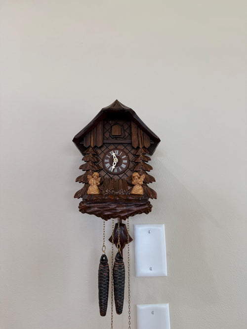 Restored German 1-Day Cuckoo Clock – Candle Angels