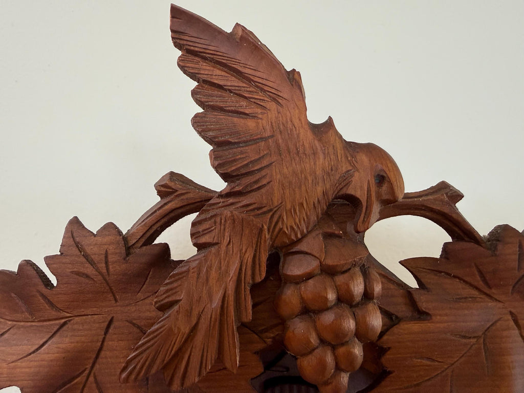 Restored German Fox, Raven & Grapes Cuckoo Clock – 1-Day