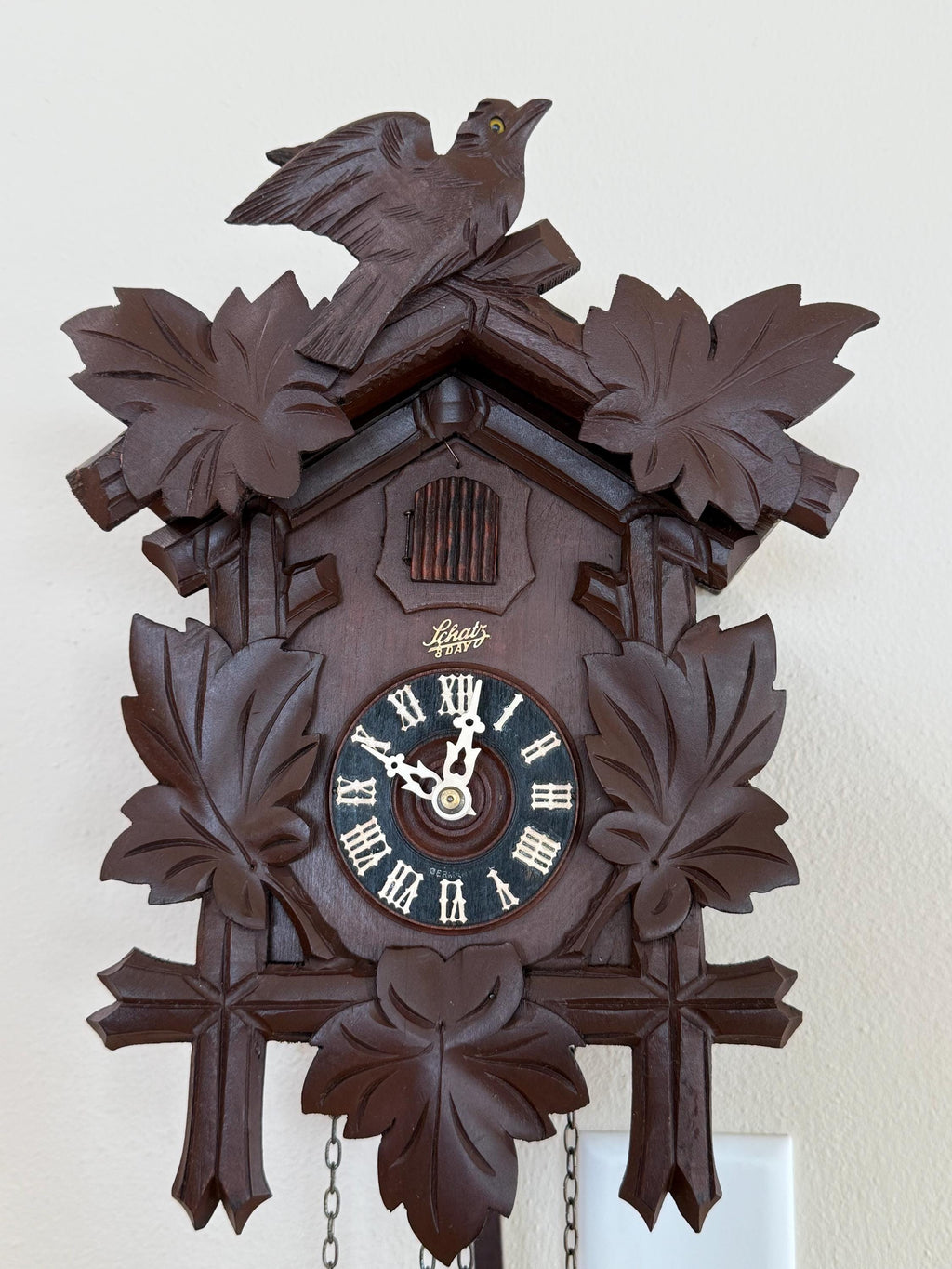 Restored Schatz German Cuckoo Clock – 8-Day