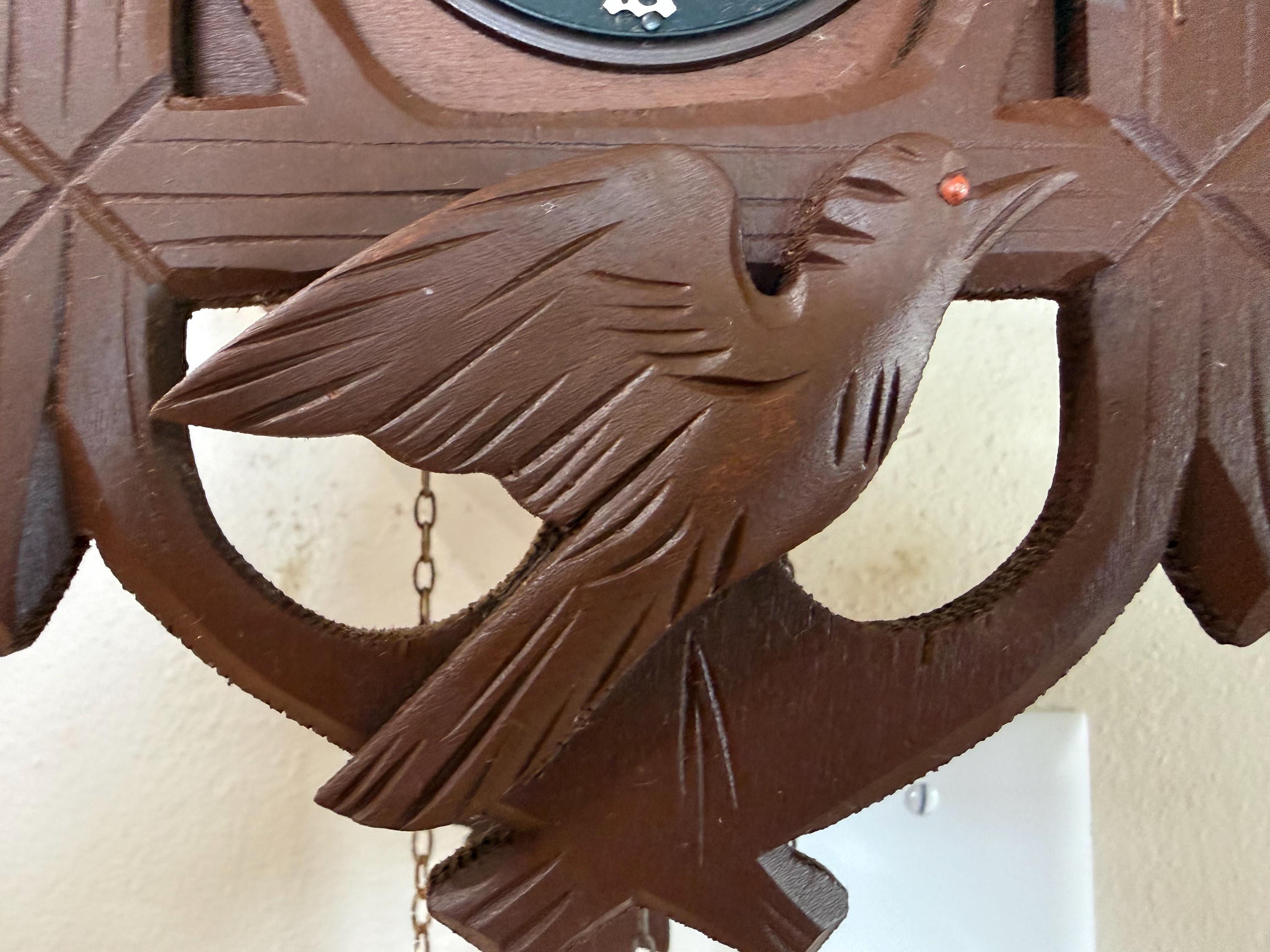 Restored German Flying Birds Cuckoo Clock – 1-Day
