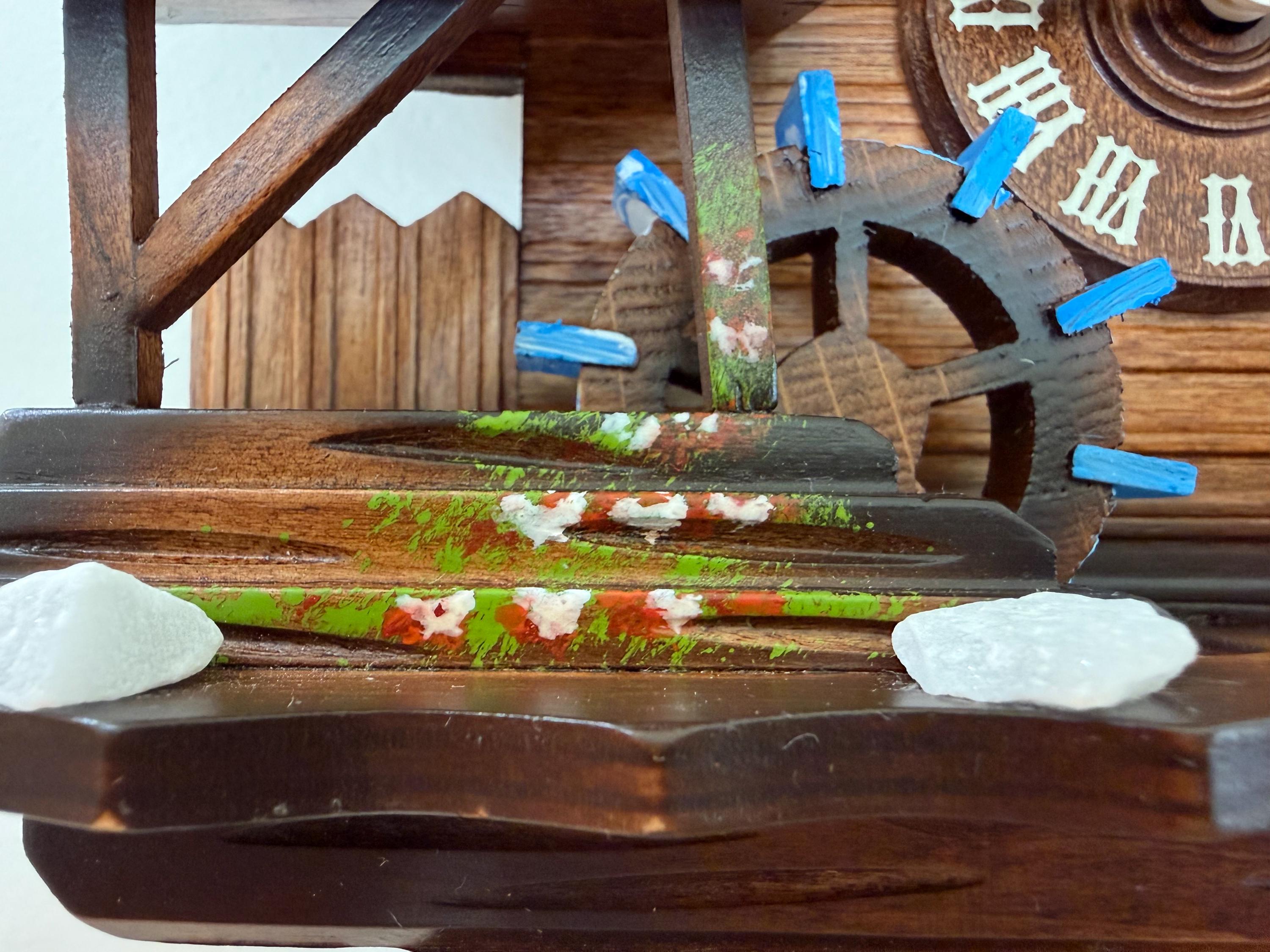 Restored Swiss Wood Chopper Musical Cuckoo Clock – 1-Day